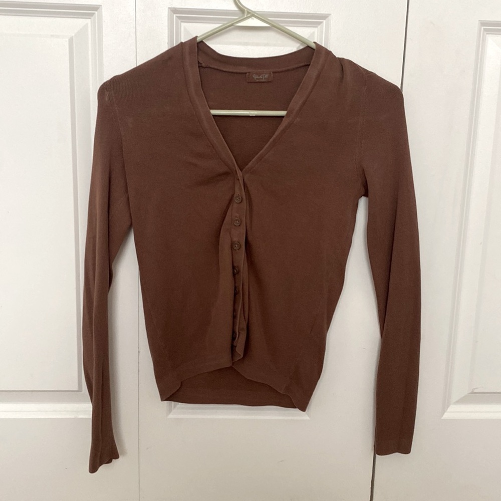 Button up sweater